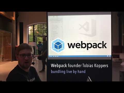 Webpack founder Tobias Koppers demos bundling live by hand