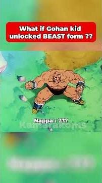 What If Gohan Unlocked BEAST Form Against Nappa? (Fan Animation)