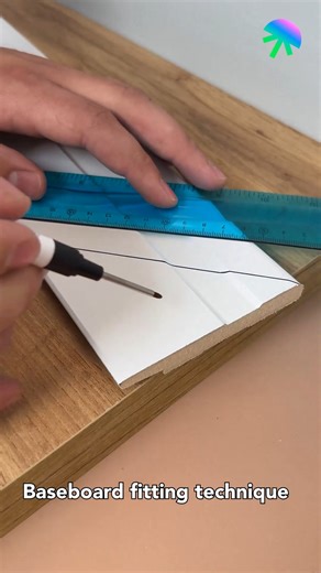 Baseboard fitting technique | Genius Craft