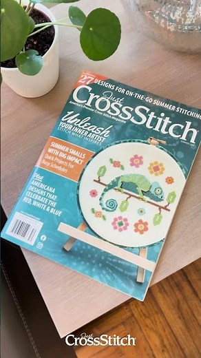 NEW Just CrossStitch Summer 2025 Issue is Here! #flosstube #crossstitch #crossstitchtutorial
