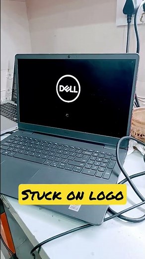 Dell Inspiron laptop won't boot and is stuck on Dell logo screen