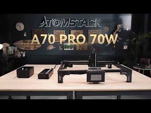 AtomStack A70 Pro enthüllt! Die weltweit erste 70W Desktop Laser Graviermaschine und Laser Cutter!!!