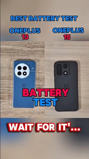 🔋⚡ONEPLUS 15 VS ONEPLUS 14 MOBILE BATTERY TESTING 🔋#tech #batterytest #oneplus