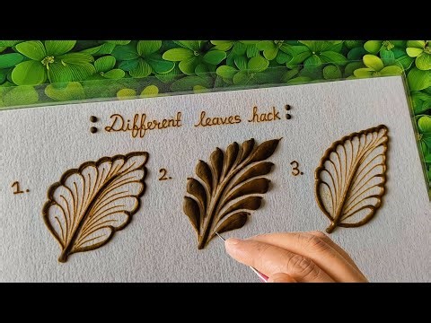 3 Easy Leaf Mehndi Designs 🌿 | Simple & Beautiful Henna Hacks for Beginners | Step-by-Step Tutoria