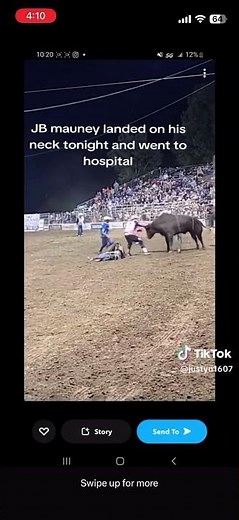 JB Mauney last ride vs Artic Assassin! NECK INJURY. Sends him to retirement!
