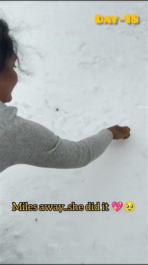 I told my bestie to write my name on Snow ❄️#ytshortsindia #shorts #trending #viralshorts #views