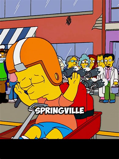 Bart Saves the Day with Fire Extinguishers in Town