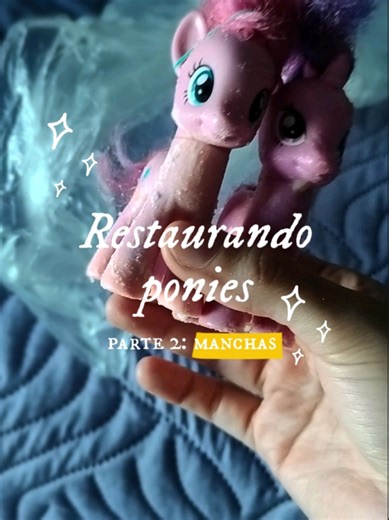 Restaurando ponies pt. 2 manchas de sol ☀️ #mylittleponyg4 #mlp #mylittlepony #pony #restaurando es lo más que he podido quitarle hasta el momento, pero seguiré intentando y les estaré actualizando 💕 ya solo falta el método químico, pero no he podido comprar lo que se necesita para ese. Entonces tendrá que ser en el siguiente video 💕✨