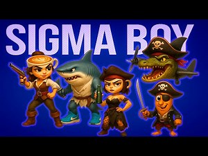 🔥SIGMA BOY x BRAINROT PIRATES — Official Music Video🔥