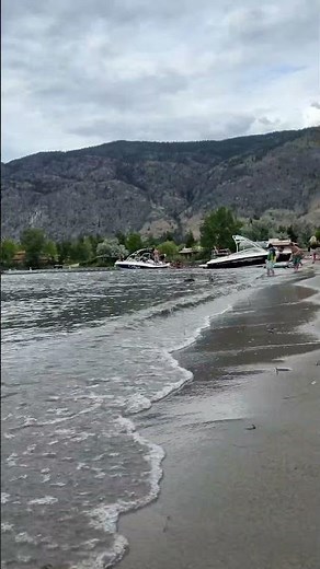 Osoyoos lake. The best places for vacation in British Columbia, Canada.