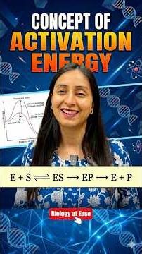 How to Enzymes Increase the Rate of Reaction? | Concept of Activation Energy #neet #shorts #class11