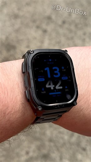 Amazing GPS Military Sport Smart Watch with Stainless Steel Body⚡️ #shorts #trending #viral #video