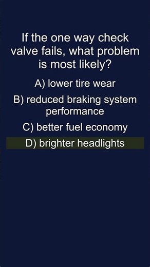 CDL CLASS A AIR BRAKE QUIZ #104