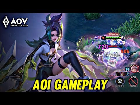 AOV : AOI GAMEPLAY | BURST DAMAGE - ARENA OF VALOR LIENQUANMOBILE ROV