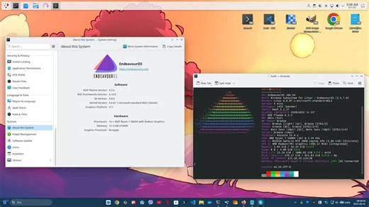 EndeavorOS - 如何在Windows 11的WSL，通过Endeavor安装KDE 6_哔哩哔哩_bilibili
