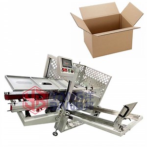 [Hot Item] Automatic Carton Box Case Opening Folding Erecting Unpacking Machine Erector Sealing Sealer Machine