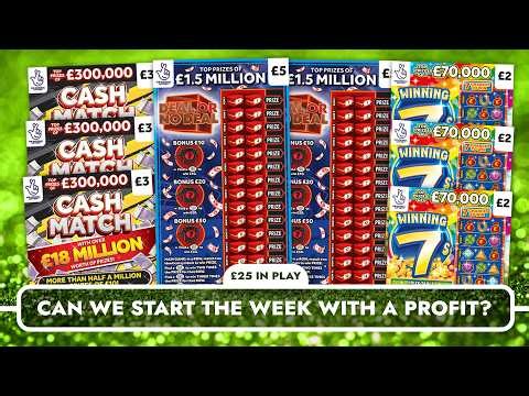 £25 of Scratch Cards 💰 Can We Start The Week With A Profit? 💰 Deal Or No Deal 💰 #scratchcards #win