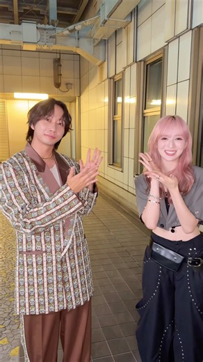 📱: ⊹˚₊ #SUZU 𖧧 #全肯定ダンス 𖧧 ˒˒ with #中村海人 さん ( #TravisJapan ) ⚘⚘ #ME_I_花咲く道 ⚘⚘ #音楽の日 #ME_I #shorts