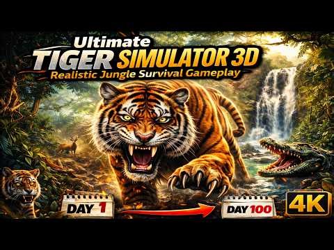 Ultimate Tiger Simulator 3D: Realistic Jungle Survival Gameplay (Android/iOS) 4K
