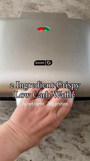 Craving a crispy breakfast treat? This keto-friendly waffle is low-carb, high-flavor, and perfect for starting your day right! 🥞💫 INGREDIENTS -2 eggs -1 cup shredded cheddar or mozzarella cheese DIRECTIONS 1. Heat your waffle iron. 2. Beat the eggs, add the shredded cheese, stir to fully combine. 3. Add to your waffle iron. Cook until CRISPY! About 5-8 minutes depending on your waffle iron. 4. Remove the waffle and cool on a wire rack for 1-2 minutes. This is essential! The cheese crisps up as