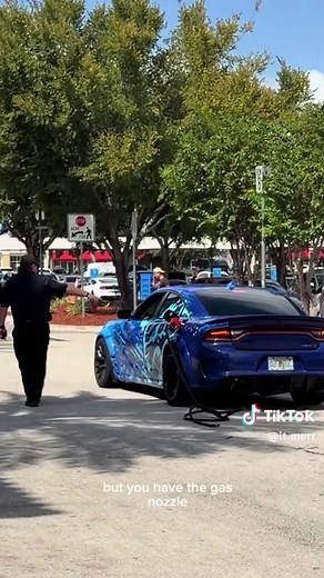 Driving with Gas Car Pump