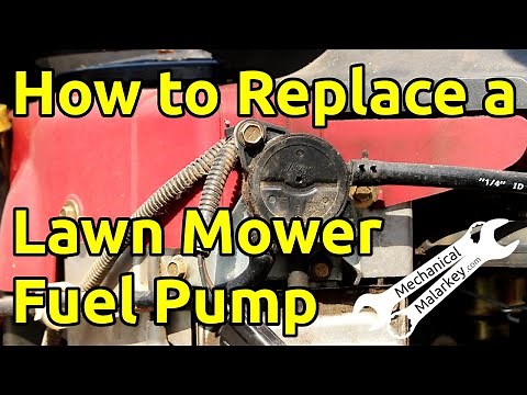 How to Replace a Lawn Mower Fuel Pump (Briggs & Stratton)