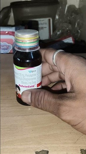 Solvin Cold Syrup Paracetamol 125 MG Hydrochloride 5 mg Chlorpheniramine Maleate 2 mg Syrup