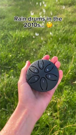 The 2026 one is beautiful 🥹🌦️ #raindrum #instrument #garden #home