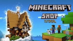 Minecraft SHOP/HOUSE medieval tutorial Minecraft Blog