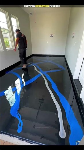 Why most people chose epoxy flooring | #shorts