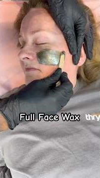 Full face wax #hairremovalproducts #waxing #waxvideo #hairremoval