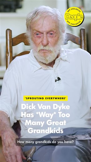 People Magazine on Instagram: "How many great grandkids does #DickVanDyke have? All he knows is that it’s a whole lot. 😂 See even more with this week’s cover star on the #PEOPLEapp. (Link in bio!)"