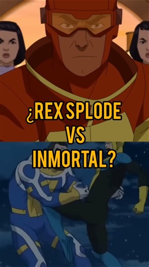 ¿QUIEN es MAS INÚTIL REX SPLODE vs INMORTAL? INVENCIBLE|#shorts