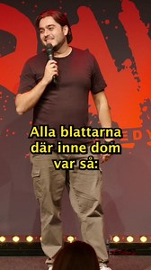 1.1M views · 11K reactions | ❗LÄR DIG SVENSKA!  Det är inte alltid lätt med det nya språket! Roliga Tomas Kaminski har ett tydligt exempel på detta  Du ser honom på RAW comedy club den 24/5 och 25/5  Biljetter på www.rawcomedyclub.se | RAW comedy club | Facebook