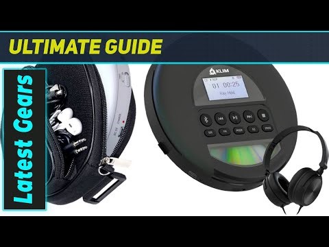KLIM Nomad: Best Portable CD Player with Headset & Waterproof Case!