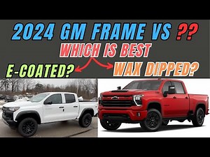 2025 Chevrolet vs Ford vs Ram vs Toyota frame rust coating technology comparisons which is the best?