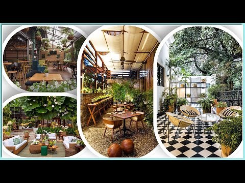 Amazing Garden Cofee Shop Designs Ideas / Cam Garden