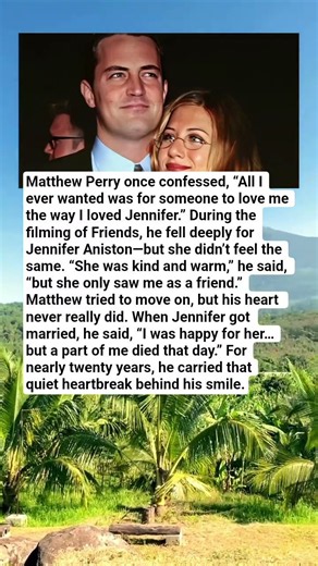 Did Matthew Perry Secretly Love Jennifer Aniston for 20 Years? The Truth Behind the Viral Story