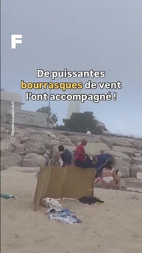 Un phénomène météo rare plonge une plage dans la peur !