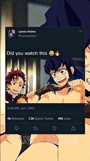 “Inosuke Being Funny 😂 Demon Slayer Shorts”#anime #demonslayer #shorts