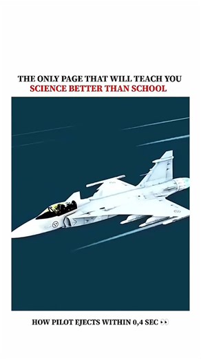 Universe | Science | Facts | 🚀 How does a fighter pilot eject in just 0.4 seconds? It looks like pure magic — but it’s actually one of the fastest life-saving systems... | Instagram