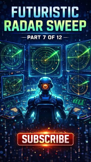 Futuristic Radar Sweep Sound Effect | Part 7 of 12 | Sci-Fi Scanner FX