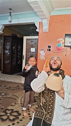 عملت في بابا مقلب اوعي الكهرباء 😄😄