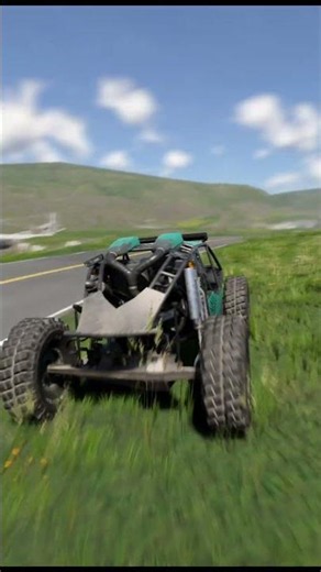 Cars Driving Across a Lava Crossing Road | #130 #gaming #BeamNG Drive #shortsfeed