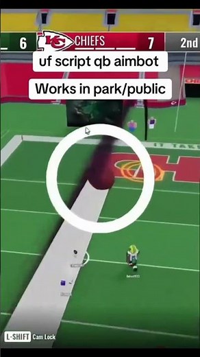WORKING ULTIMATE FOOTBALL QB AIMBOT! (MARCH 6 UPDATED) 🔥🎯 #shorts #ufscript #roblox #gaming