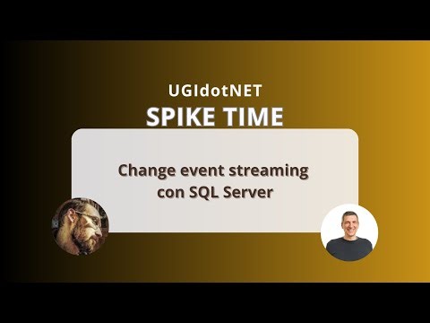 Change event streaming con SQL Server
