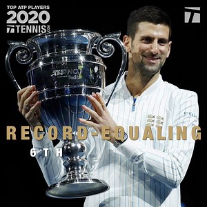2020 Australian Open champion. 41-5 record. 6 time year-end No. 1. Enough said. Novak Djokovic is the #1 ATP Player of 2020. ☝️ | TENNIS.com