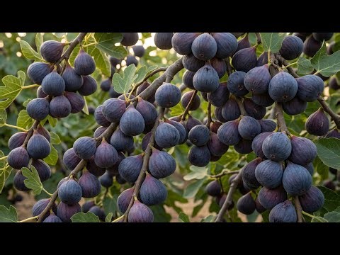 Growing Process of Giant American Fig Fruits | From Planting to Harvest