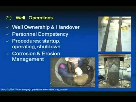 2007-2008: Implementing a Well Integrity Management System