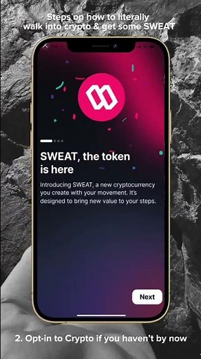 How to install Sweat Wallet via Sweatcoin app